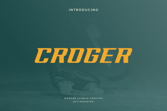 Croger: The Dynamic Typeface for High-Speed Branding
