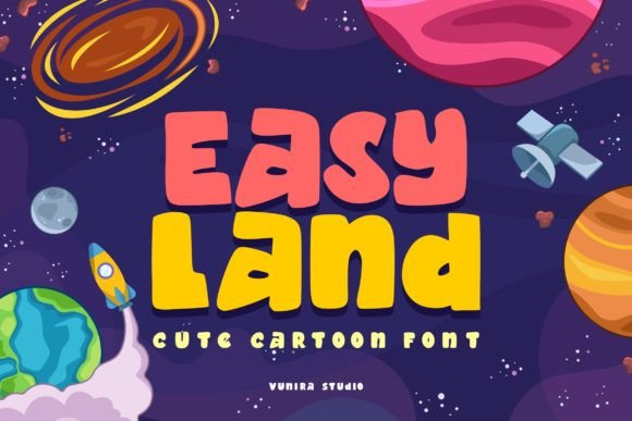 Easy Land: A Font That Brings Whimsy to Your Designs