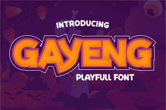 Gayeng: A Playful Display Font for Vibrant Designs