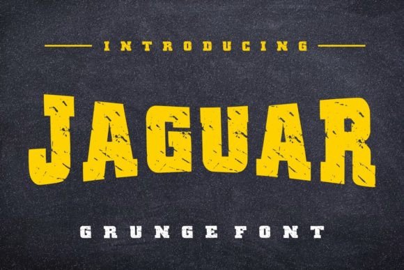 Jaguar: A Bold Display Font for Modern Creators